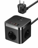 Bloc multiprise Baseus GaN5 USB C 30 W - Chargeur USB C, 3 Prises avec Interrupteur (Vendeur tiers) à 22.6 €