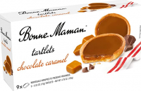 Bonne maman tartelette chocolat caramel 1,11€