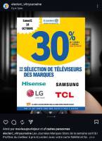 30% en ticket E.Leclerc sur une sélection de téléviseurs - E.Leclerc Vitry-sur-Seine à 0 €