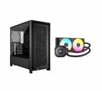 Pack Boîtier PC Corsair Frame 4000D RS + Kit Watercooling CPU Corsair Nautilus 240 ARGB à 174.99 €