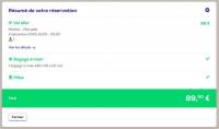 Vol Aller simple Médine (Arabie Saoudite) - Marseille (France) le 03 Décembre (sans bagage) à 89 €