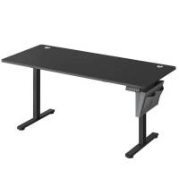 Bureau Électrique Assis-Debout, Bureau Réglable en Hauteur, 70 x 160 x (72-120) cm, 4 Hauteurs Mémorisables, Pochette de Rangement, Noir à 111.99 €
