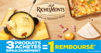3 produits RichesMonts  = 1 produit 100% Remboursée
