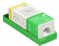 Lot de 5 Prises avec Terre Complet Miluz Schneider Electric Blanc à 14.36 €