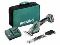 Outils 2 en 1 Taille-haies/Cisaille à gazon sans fil 12V Metabo PowerMaxx SGS 12 Q - Lame interchangeable, 1 batterie 2.0Ah, Chargeur à 39.95 €