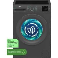 Lave-linge hublot Beko bPRO 500 BM0WU38411FB - 8 kg - 1400 trs/min, Classe A, Noir à 279 €