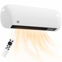 Chauffage mural Homcom, en céramique - 1000/2000W - programmable hebdomadaire, oscillation, minuterie 24 H ( vendeur tiers) à 36.9 €