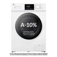 Lave-linge hublot - CONTINENTAL EDISON - CELL8140IW1 - 8kg - Moteur induction - 60 cm - 1400 trs/min - Blanc à 259.99 €