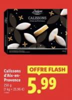 [Lidl+] Calissons d’Aix en Provence - boîte de 250g à 5.99 €