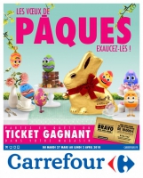 Optimisation du catalogue Carrefour du 27/03/2018 au 02/04/2018