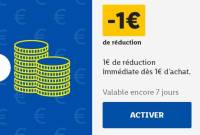 Lild 1€ de remise dés 1€ 