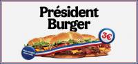 Burger king présidentielle 8 burgers à 3€