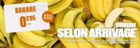 Banane 0.95€ le kilo, origine selon arrivage à 0.95 €