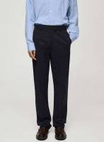 Pantalon Regular Fit Mango Tencel - Bleu Marine Foncé ou Marron Moyen, Tailles 38 à 46 à 13.99 €