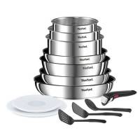 Tefal Ingenio Emotion Batterie de cuisine 13 pièces, Acier inoxydable, Empilable, Garantie 5 ans à 99.99 €