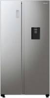 Réfrigérateur Américain Hisense RS711N4WCE - 547L (355L/192L), No Frost, Inox, Distributeur d'eau, Classe E (Via 100€ ODR) à 519 €