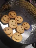 Biscuit smiley chocolat