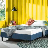 Lit Tapissé Zinus – Bleu Marine à 82.3 €