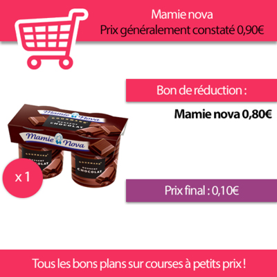 Mamie nova pas cher - Courses \u00e0 petits prix