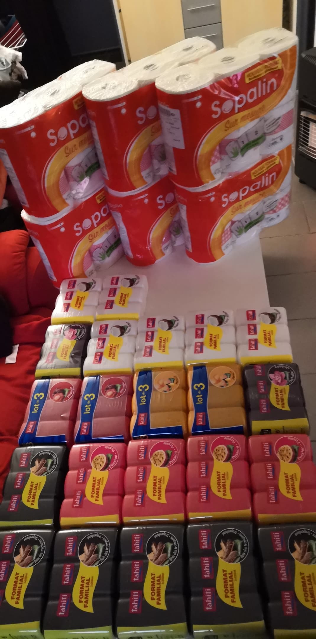 Photo de la commande de carrefour drive