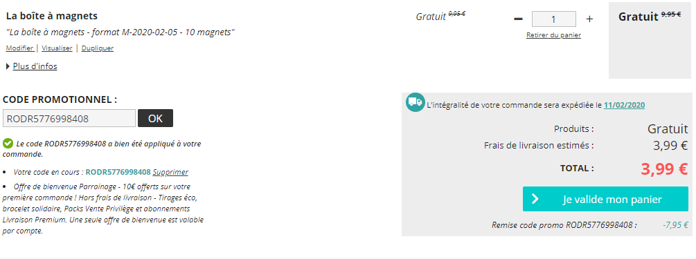 Preuve magnets gratuit