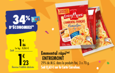 Promotion du catalogue carrefour remise fidélité 