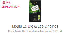 Remboursement Shopmium Carte noire bio