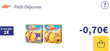 Bon de réduction Ma vie en couleurs sur les biscottes Heudebert