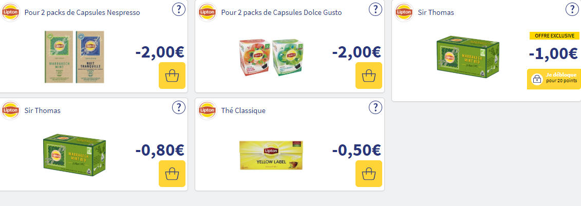 Bon de réduction sur la gamme Lipton ma vie en couleurs