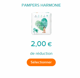 Bon de réduction Pampers Harmonie