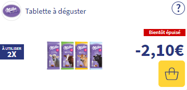 Bon de réduction Milka chocolat Ma vie en couleurs