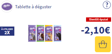 Bon de réduction Milka chocolat Ma vie en couleurs 