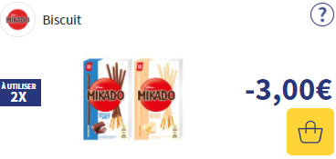 Bon de réduction mikado 