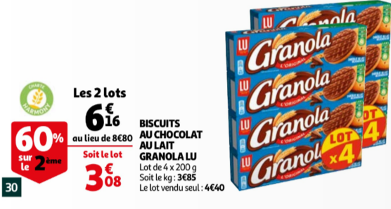 Promotion granola 