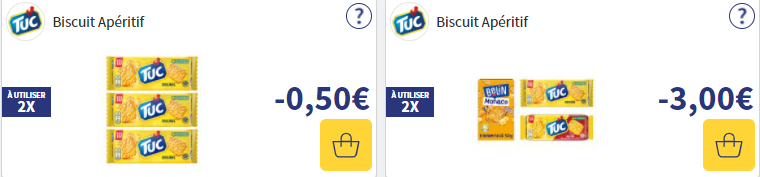 Bon de réduction tuc