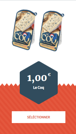 Bon de réduction qui veut du fromage le coq