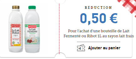 Bon de reduction lait fermenter paysan breton
