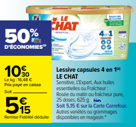 lessive lechat