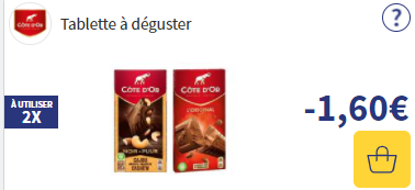 Bon de réduction cotes d'or ma vie en couleurs 