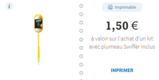 Bon de réduction swiffer envie de plus