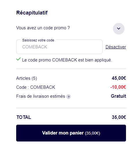 Code promo kiabi 10€ dés 40€ d'achat 