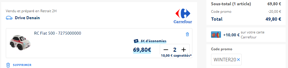Jouer pas cher carrefour chicco remboursement