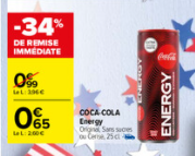 Energy Coca cola