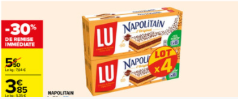 napolitain promotion carrefour