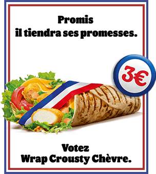 wrap crousty chévre