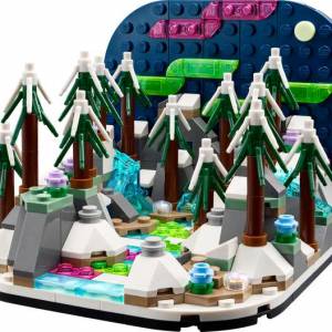 LEGO Diorama des aurores boréales 40785 en cadeau pour tout achat de 150 € à 0 €