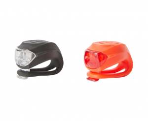Mini set éclairages avant/arrière vélo WAYSCRAL à 1.55 €