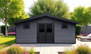 Abri de jardin composite Touschalets Aulnay 580x290 cm - 16,82m2 (vendeur tiers) à 3674 €