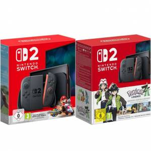 Pack Console Nintendo Switch 2 + Mario Kart World ou Légendes Pokémon Z-A à 454.9 €