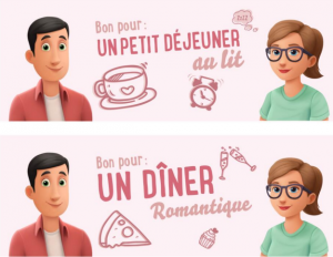 Bons d'amour personnalisée gratuit 